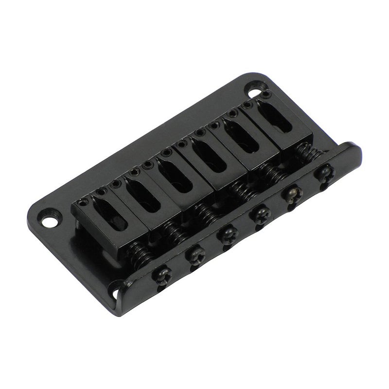 Micovay 78MM Metal Fixed Hardtail Saddle Bridge Top Load Guitar Tailpiece for 6 String Fender Strat Tele Electric Guitar,Black - Image 3